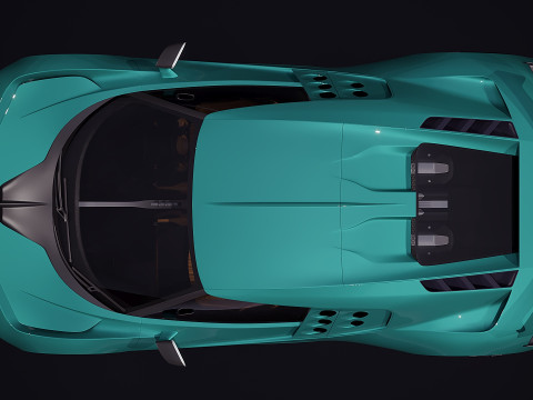 Bugatti Centodieci 2021 3D 模型