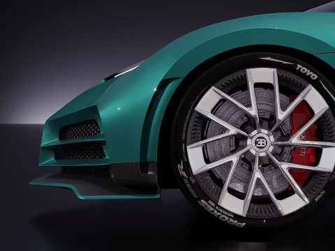 Bugatti Centodieci 2021 3D Model