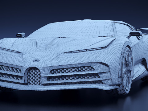 Bugatti Centodieci 2021 3D 模型
