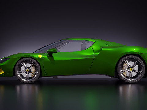 Ferrari 296 GTB 3D Modell