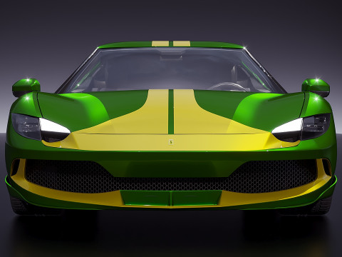 Ferrari 296 GTB 3D 모델