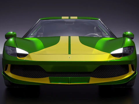Ferrari 296 GTB 3D Model
