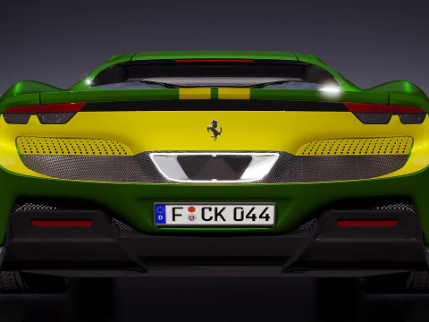 Ferrari 296 GTB 3D Model