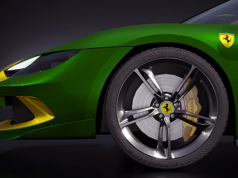 Ferrari 296 GTB 3D Model