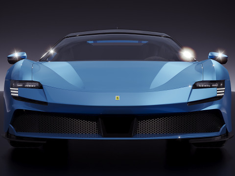 Ferrari SF90 2015 3D 모델