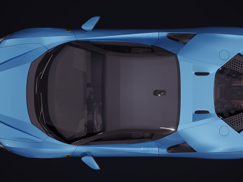 Ferrari SF90 2015 3D 모델