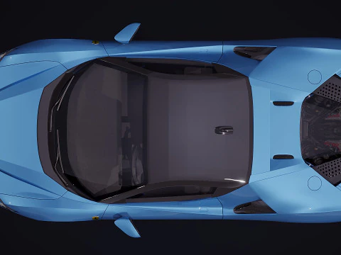 Ferrari SF90 2015 3D Model