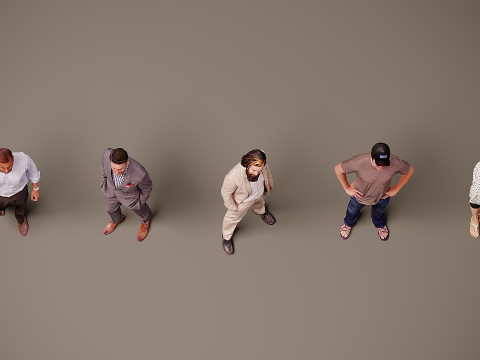 人物集×5 18 3Dモデル