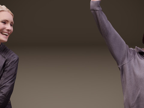 Collection of people x 5 11 Modelo 3D