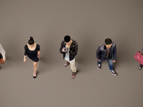 Collection of people x 5 13 Modello 3D