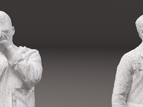 Collection of people x 5 13 Modello 3D