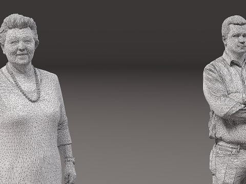 Collection of people x 5 15 3D 模型