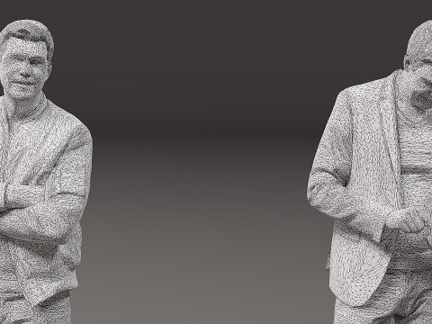 Collection of people x 5 20 3D Model