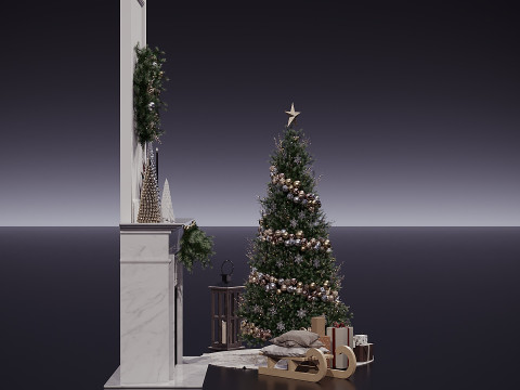 Christmas Decor 12 Model 3D