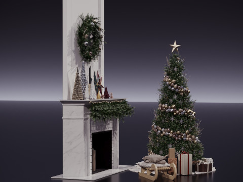 Christmas Decor 12 Model 3D