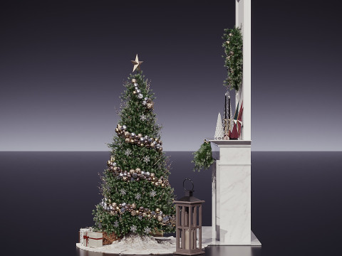 Christmas Decor 12 Model 3D