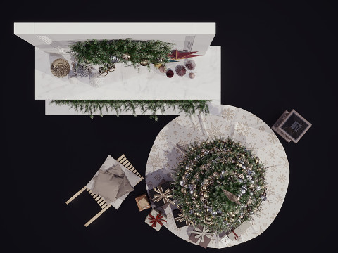 Christmas Decor 12 Model 3D