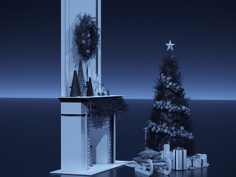 Christmas Decor 12 Model 3D