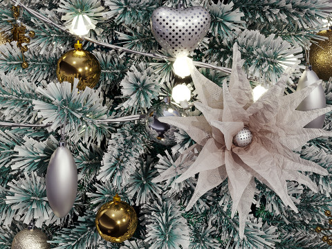 Christmas Decor 05 Model 3D