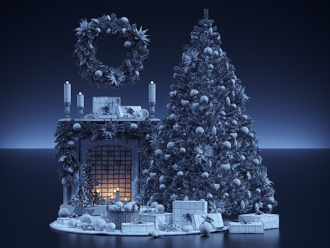 Christmas Decor 05 Model 3D