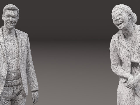 Collection of people x 5 21 3D 모델