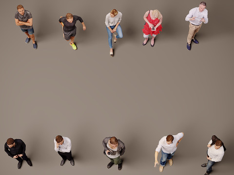 人物集合 x 10 3D 模型