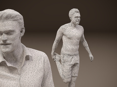 人物集合 x 10 3D 模型