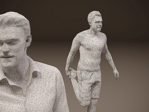 Collection of people x 10 3D Model