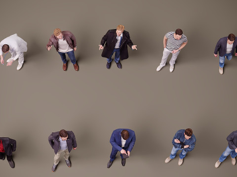 Collection of people x 10 00 3D Модель