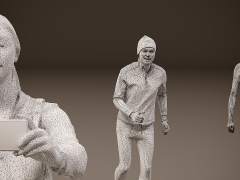 Collection of people x 10 03 3D मॉडल