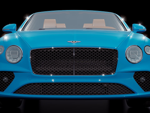 Bentley Continental GT Convertible 2020 3Dモデル