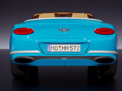 Bentley Continental GT Convertible 2020 3Dモデル