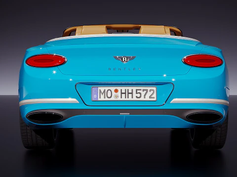 Bentley Continental GT Convertible 2020 3D Model