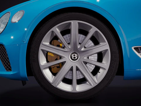 Bentley Continental GT Convertible 2020 3D Model