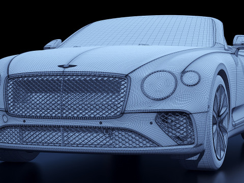 Bentley Continental GT Convertible 2020 3Dモデル