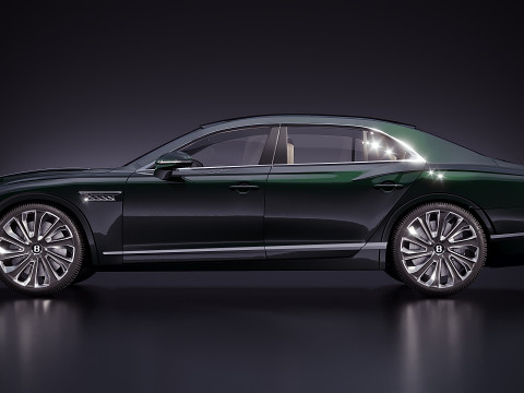 Bentley Flying Spur Mulliner 2022 Modelo 3D