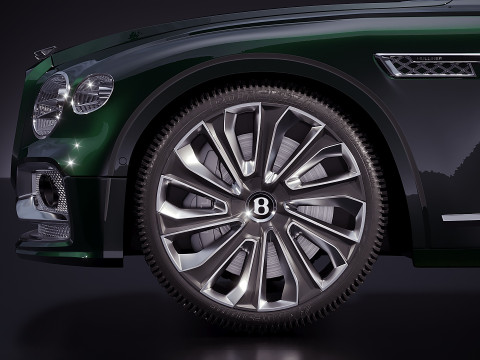 Bentley Flying Spur Mulliner 2022 Modelo 3D