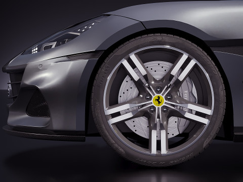 Ferrari Portofino 2015 3D Модель