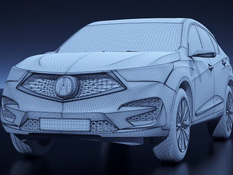 Acura RDX Prototype 2018 3D Model