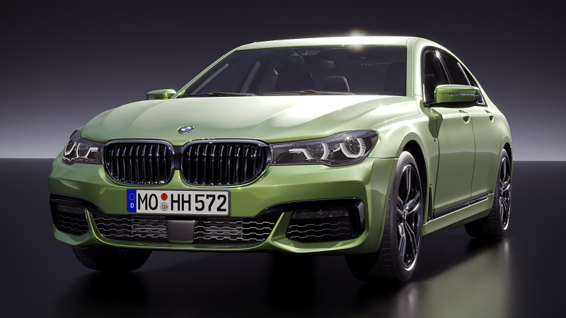 Sedán alemán serie 7 M Sport 2016 Modelo 3D .c4d .max .obj .3ds .fbx .stl .blend