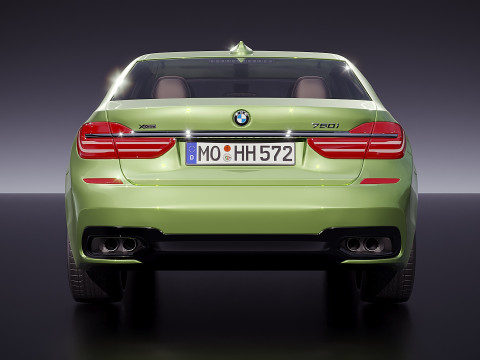 Sedán alemán serie 7 M Sport 2016 Modelo 3D