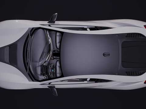 Carro esporte alemão i8 2015 Modelo 3D