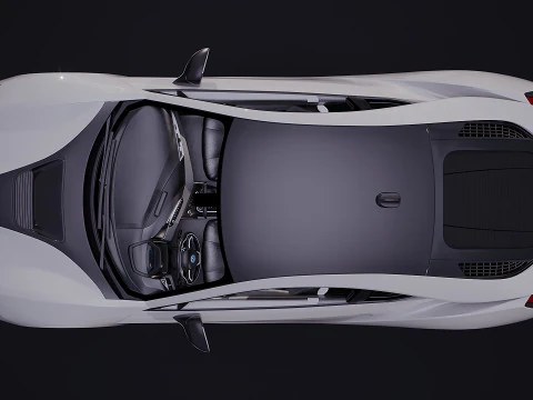 German sport car i8 2015 3D Model