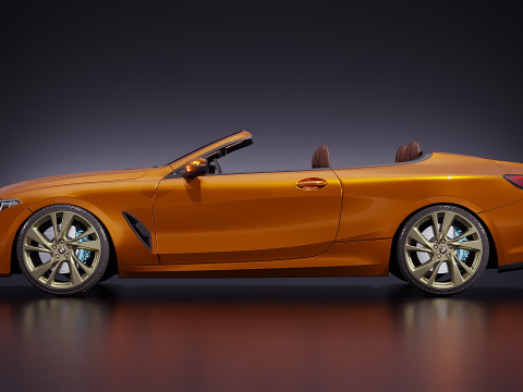 ドイツのコンバーチブル 2020 3Dモデル