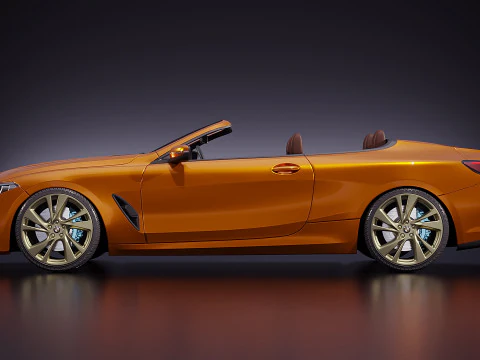 German convertible 2020 3D Model