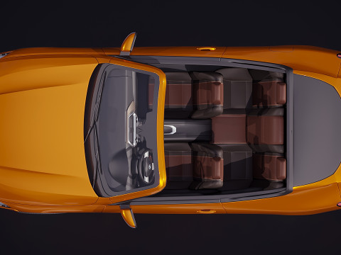 ドイツのコンバーチブル 2020 3Dモデル