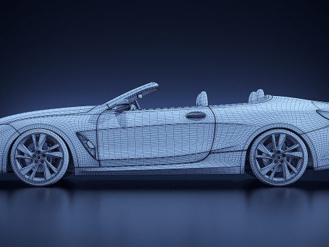 ドイツのコンバーチブル 2020 3Dモデル