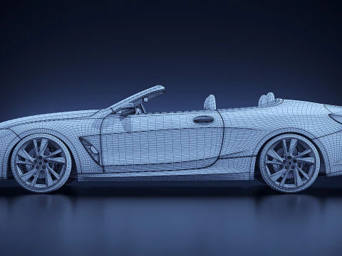 German convertible 2020 3D Model