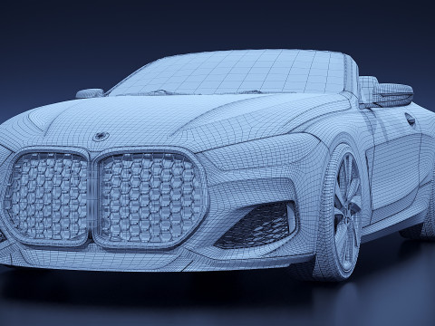 ドイツのコンバーチブル 2020 3Dモデル