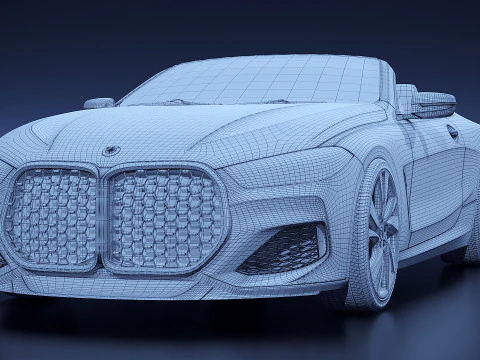 German convertible 2020 3D Model